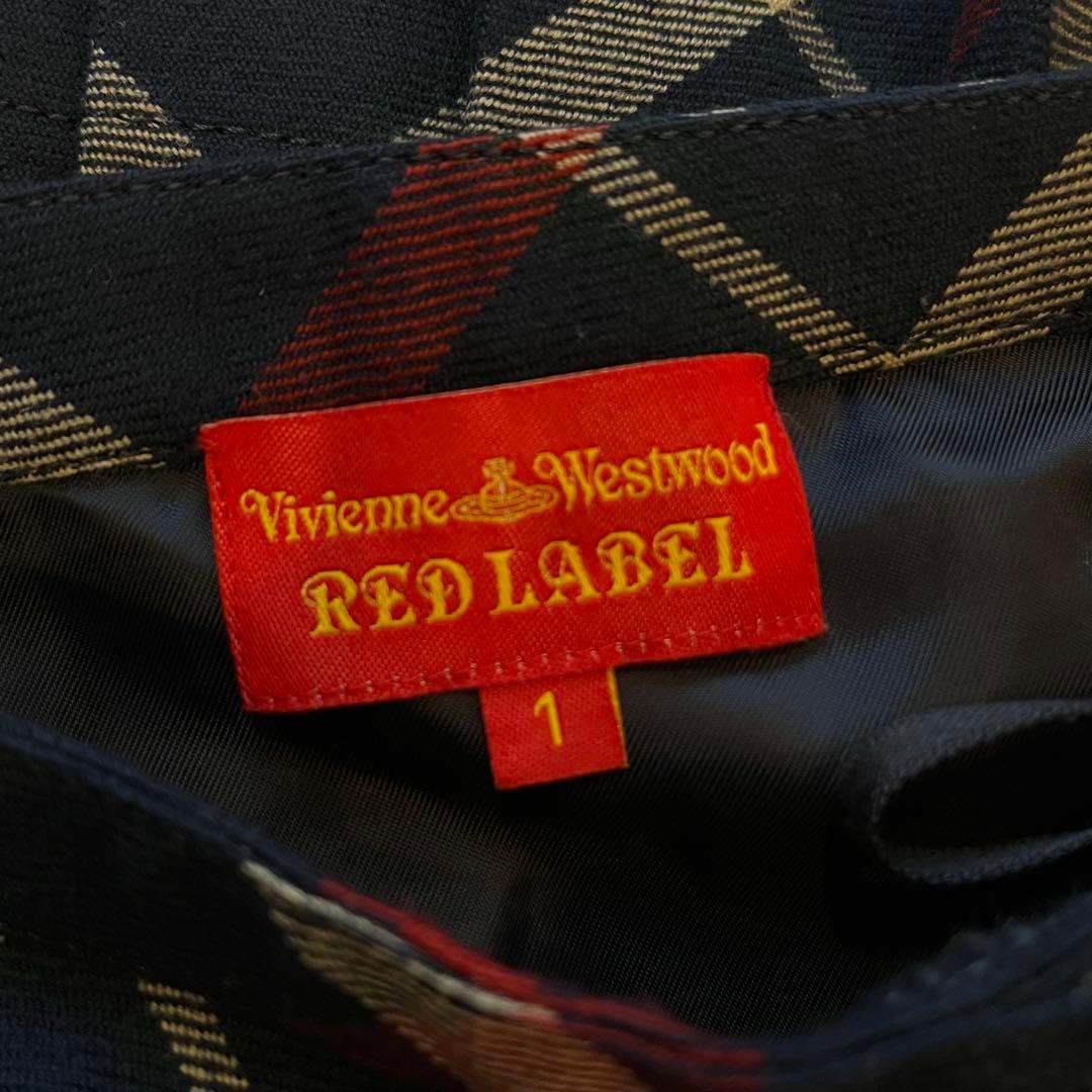 美品Vivienne Westwood REDLABELチェックプリーツスカート