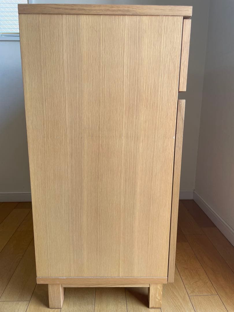 無印良品　オーク材キャビネット　　2