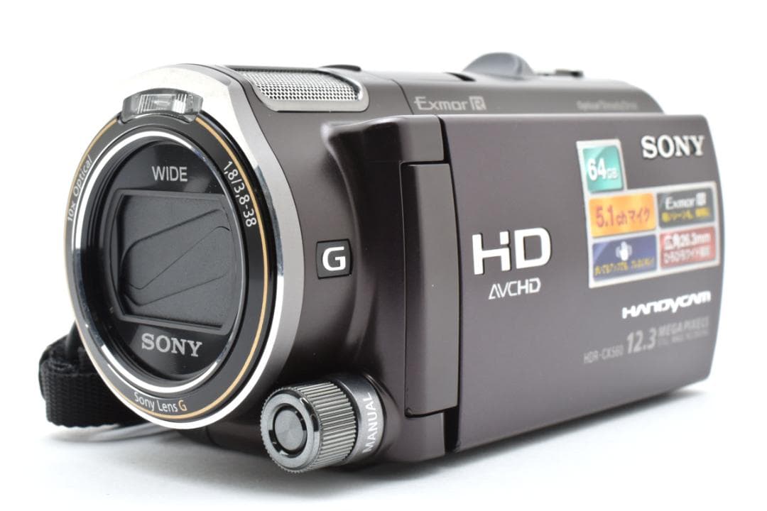 【美品】SONY Handycam HDR-CX560V ボルドーブラウン