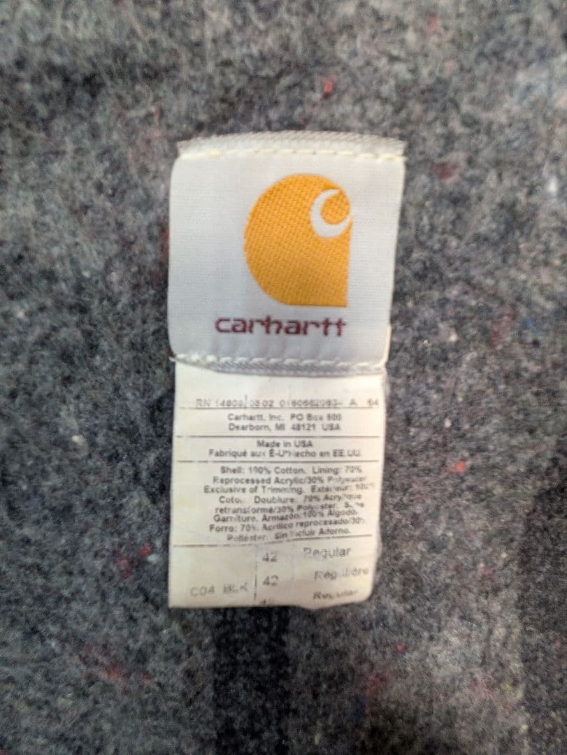 カーハート Carhartt トラディショナルコート 42（L〜LL）