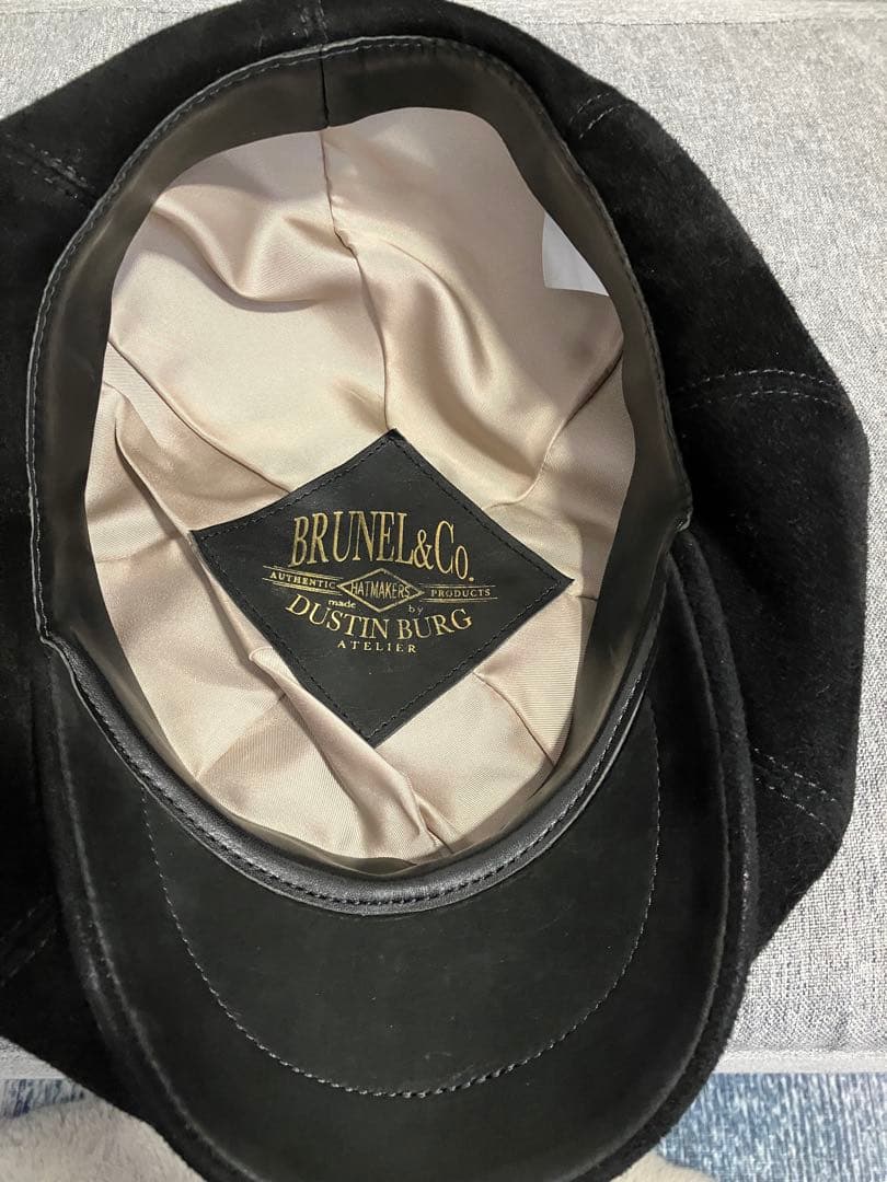 BRUNEL & CO. KLOOTCH レザーキャスケット　40
