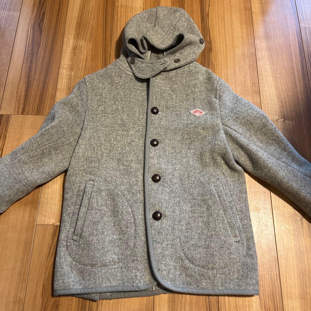 DANTON ダントン　フード付きグレーコート