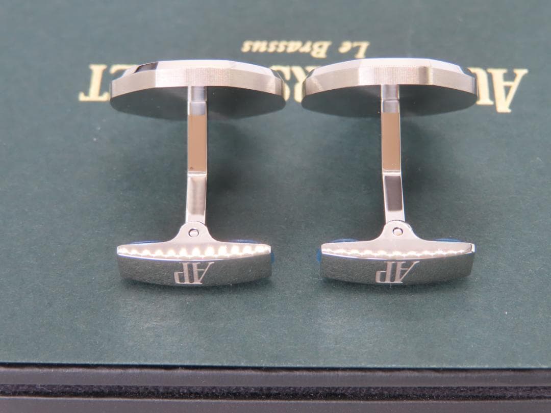 オーデマピゲ ロイヤルオーク カフス ボタン カフリンクス ブラック 黒 AP