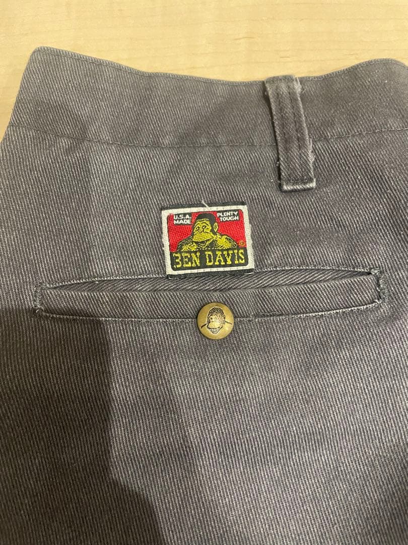 ベンデイビス　BEN DAVIS フリスコパンツ　グレー　USA製　山田レン