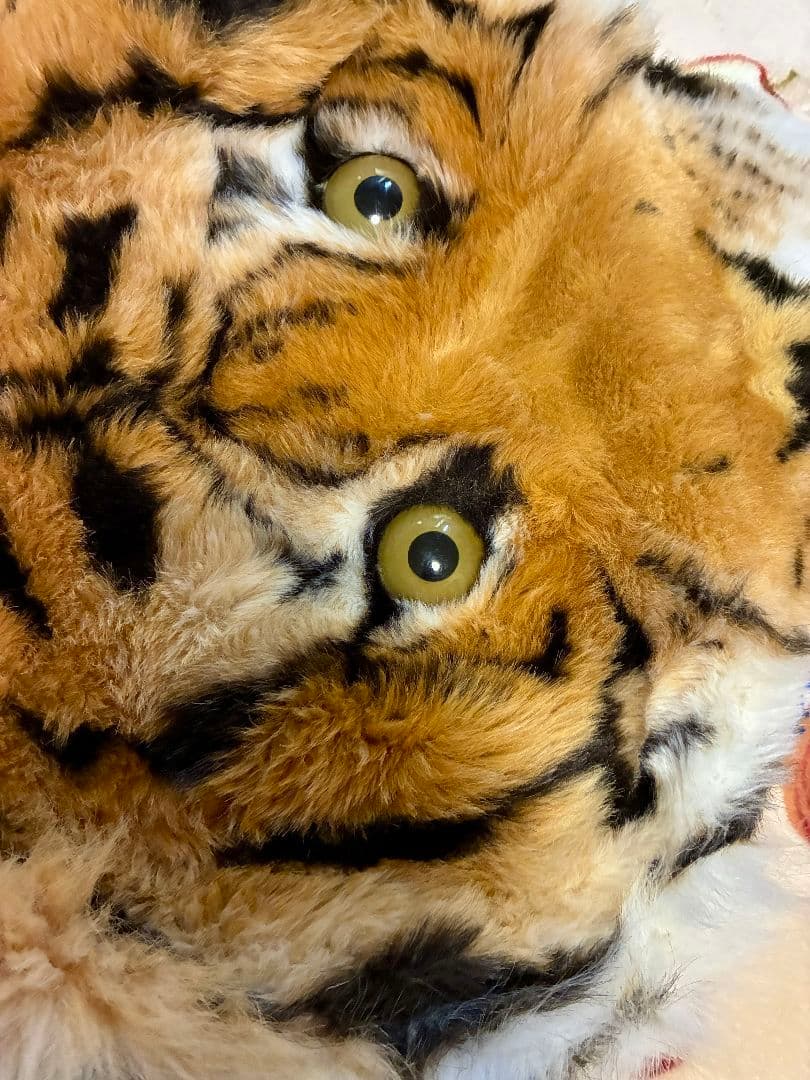 虎　トラ　タイガーマット　フロアマット　敷物　カーペット　絨毯　匿名配送