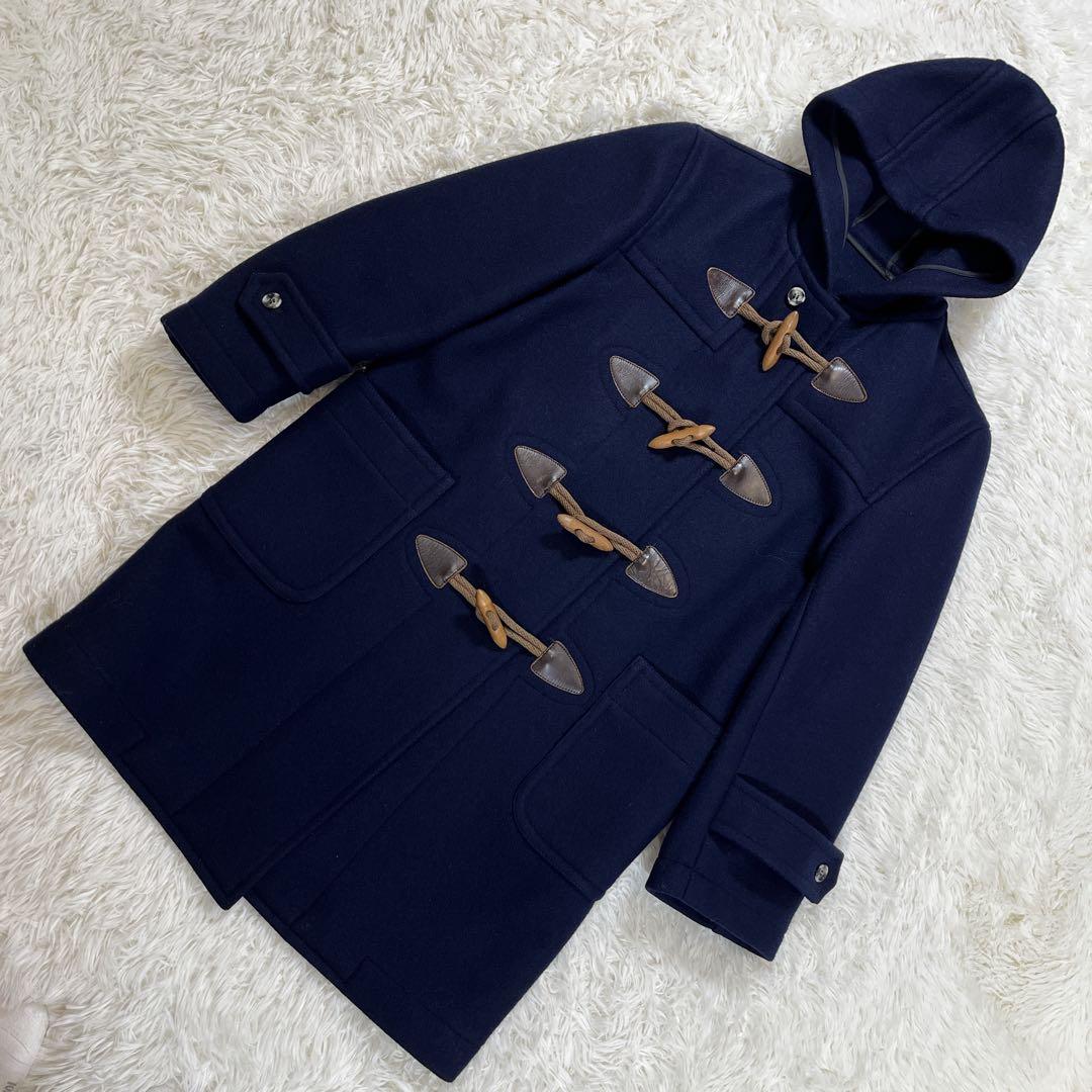 VANジャケット　ダッフルコート　ネイビー　M ヴィンテージ　ウール100%