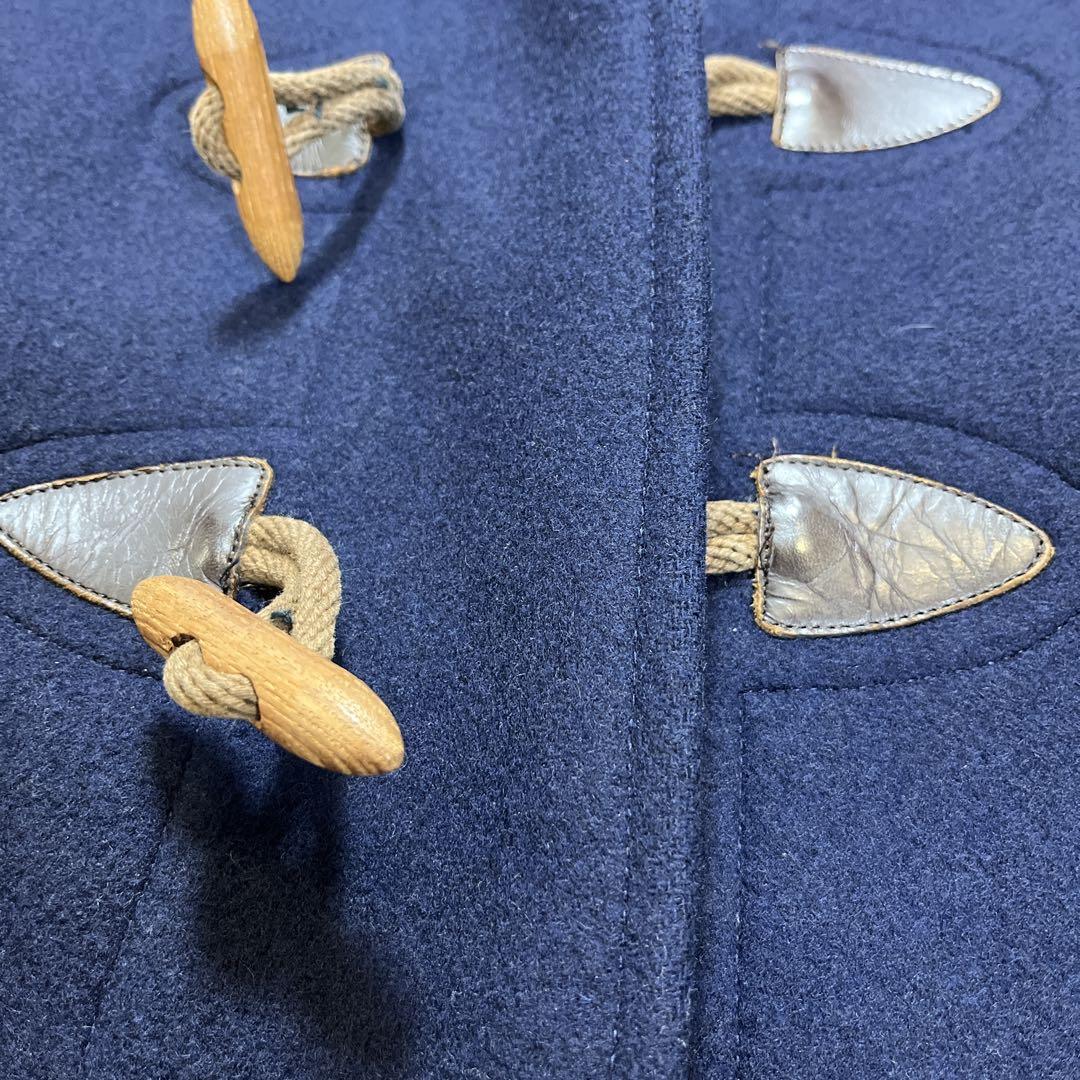 VANジャケット　ダッフルコート　ネイビー　M ヴィンテージ　ウール100%