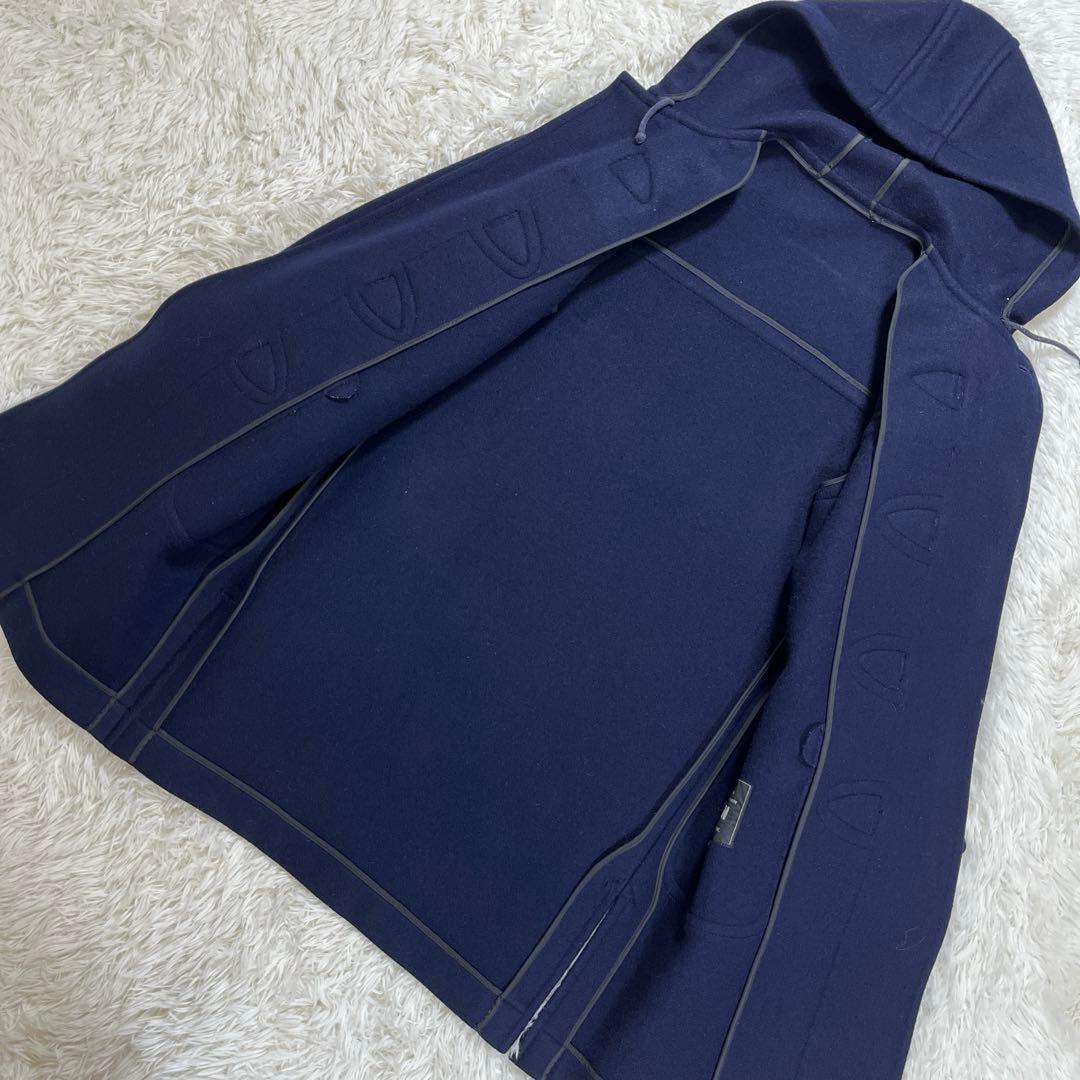 VANジャケット　ダッフルコート　ネイビー　M ヴィンテージ　ウール100%