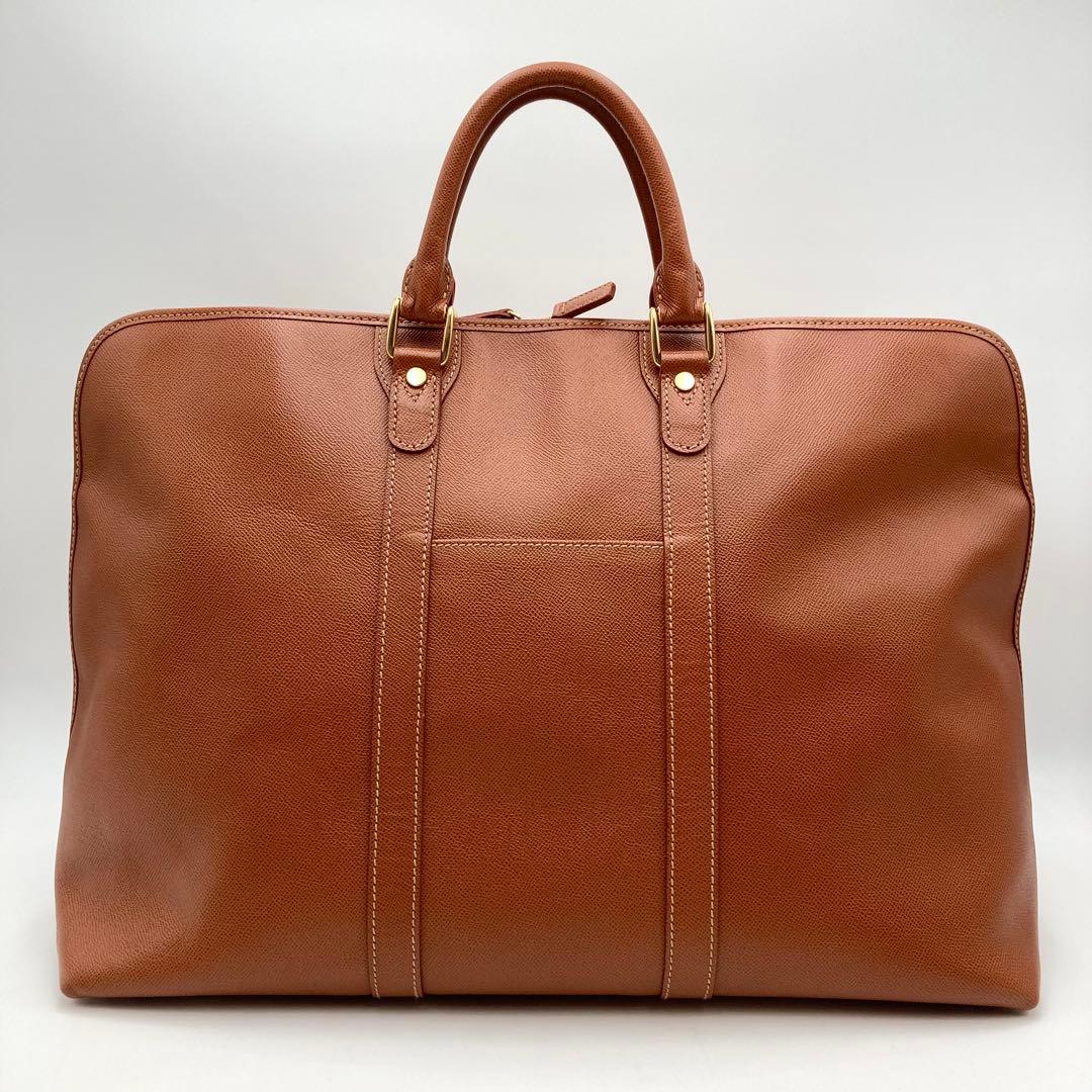 希少！超美品✨MORABITO ボストンバッグ 旅行鞄 大容量 レザー 茶色 鍵