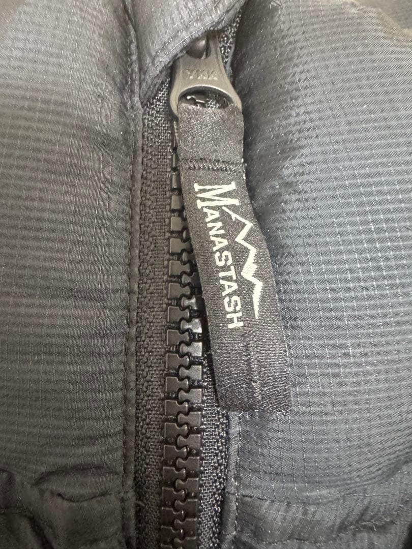 MANASTASH グレー ダウンベスト