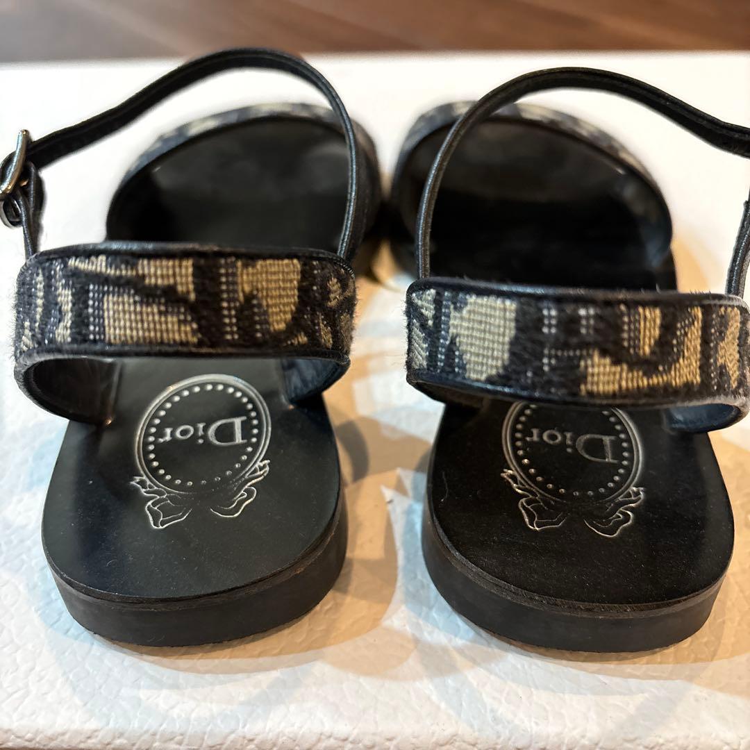 Dior 黒 サンダル 超美品　17cm