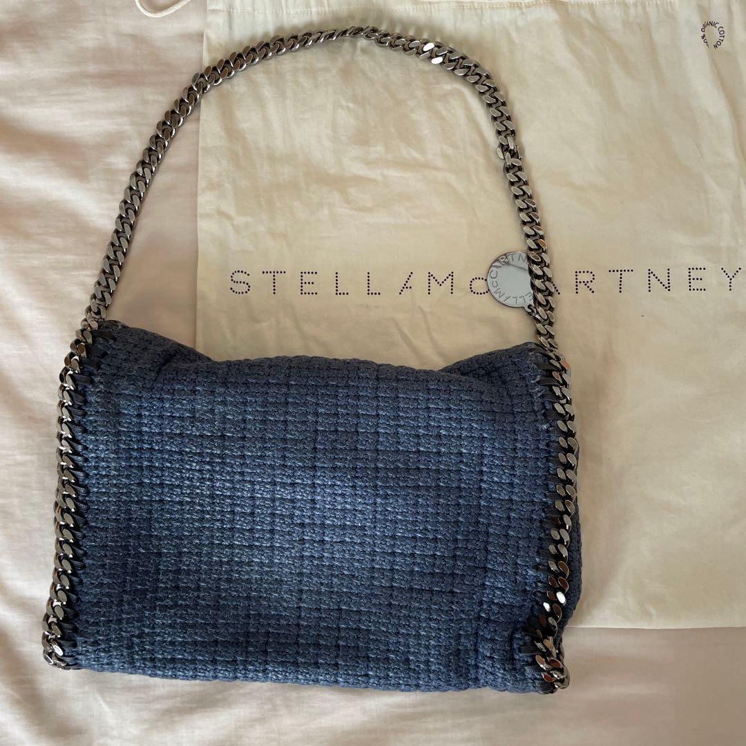 STELLA ステラマッカートニー　ショルダー クラッチバッグ　ブルー　チェーン