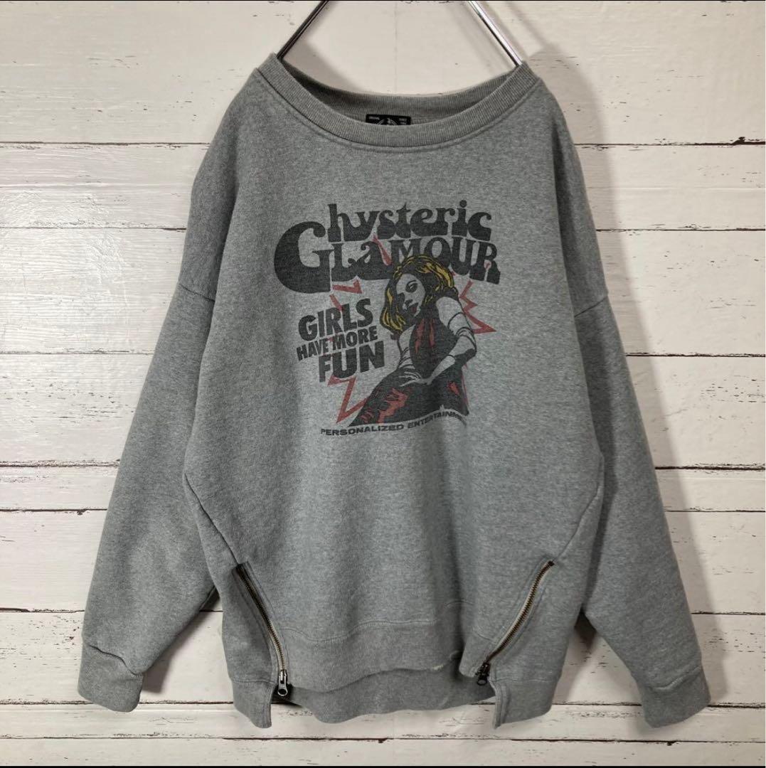 【希少デザイン】ヒステリックグラマー☆ヒスガール入りスウェット 入手困難.