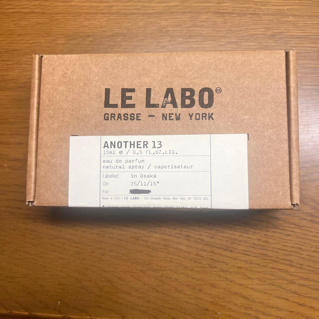 LE LABO ANOTHER 13 15ml オードパルファム
