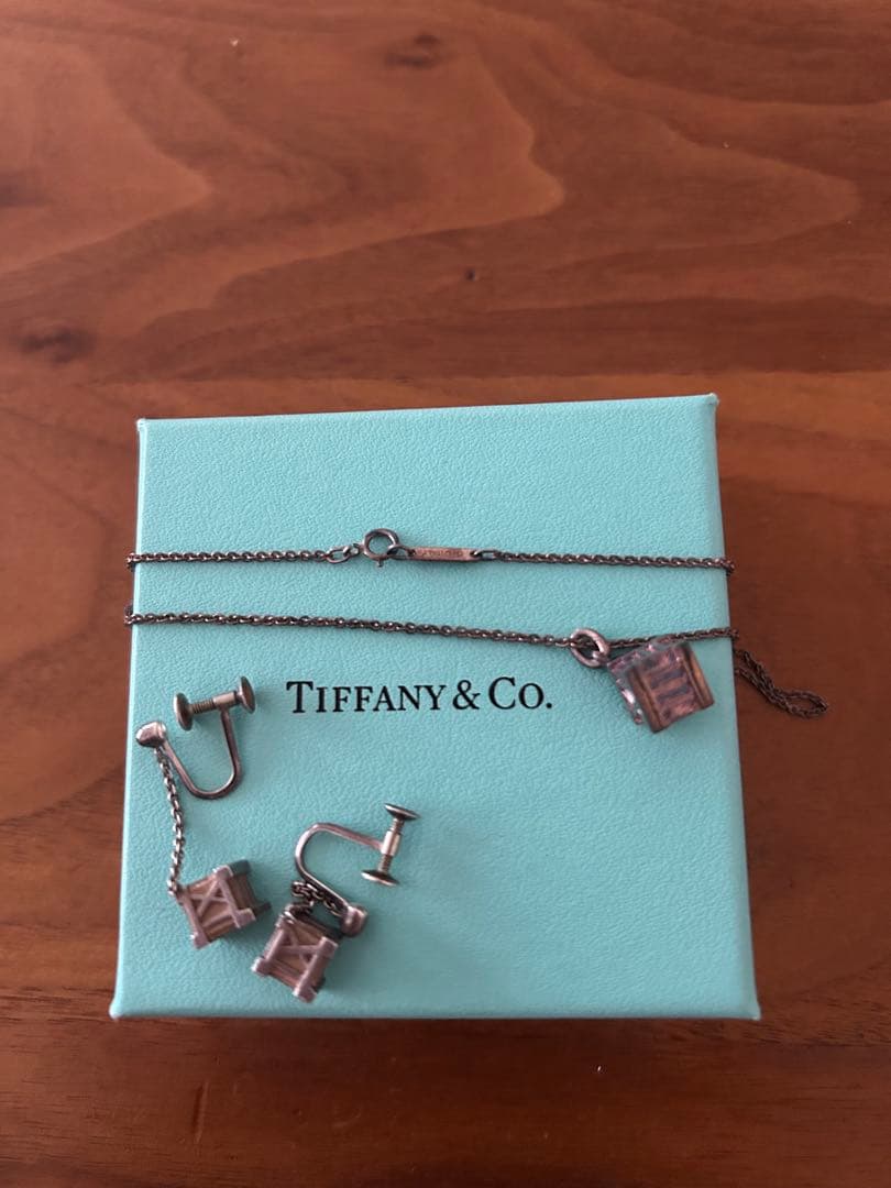 yuka　ティファニー　アトラスキューブ　ネックレス　イヤリングセット