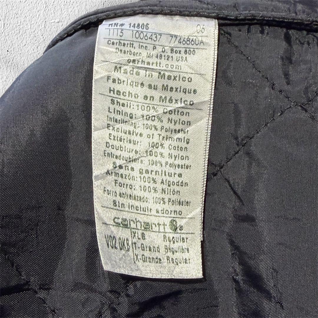 Carhartt ダックベスト V02 ダークブラウン メキシコ製 XLサイズ