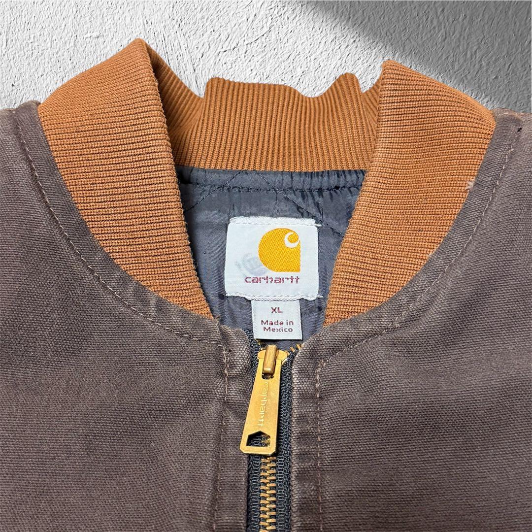 Carhartt ダックベスト V02 ダークブラウン メキシコ製 XLサイズ