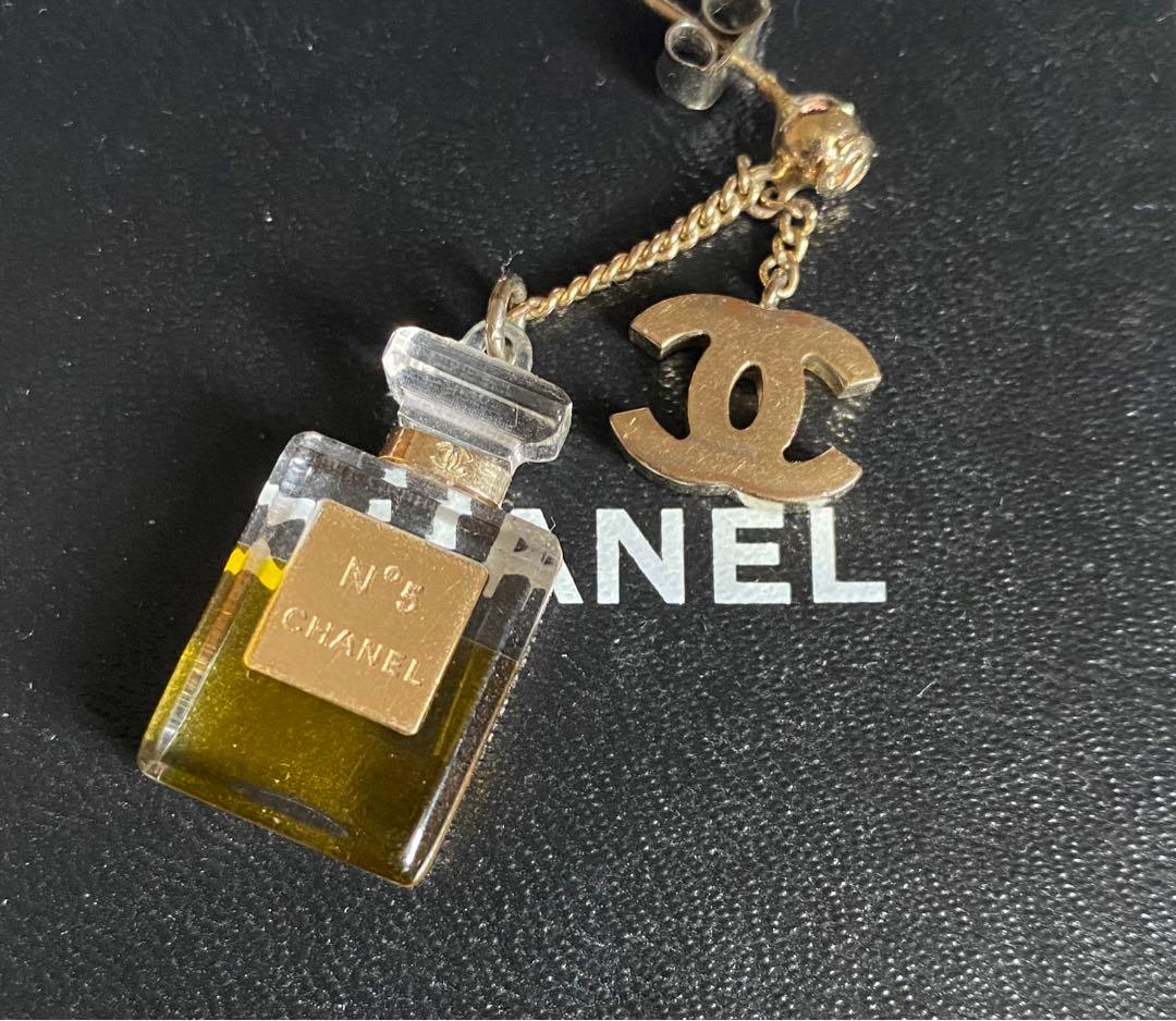 シャネル　レア　ヴィンテージNo.5 香水瓶ピアス　ココマーク　片耳
