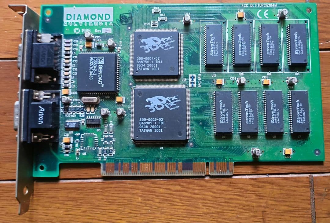 【ビンテージ】Diamond MONSTER 3D Voodoo 1 PCI