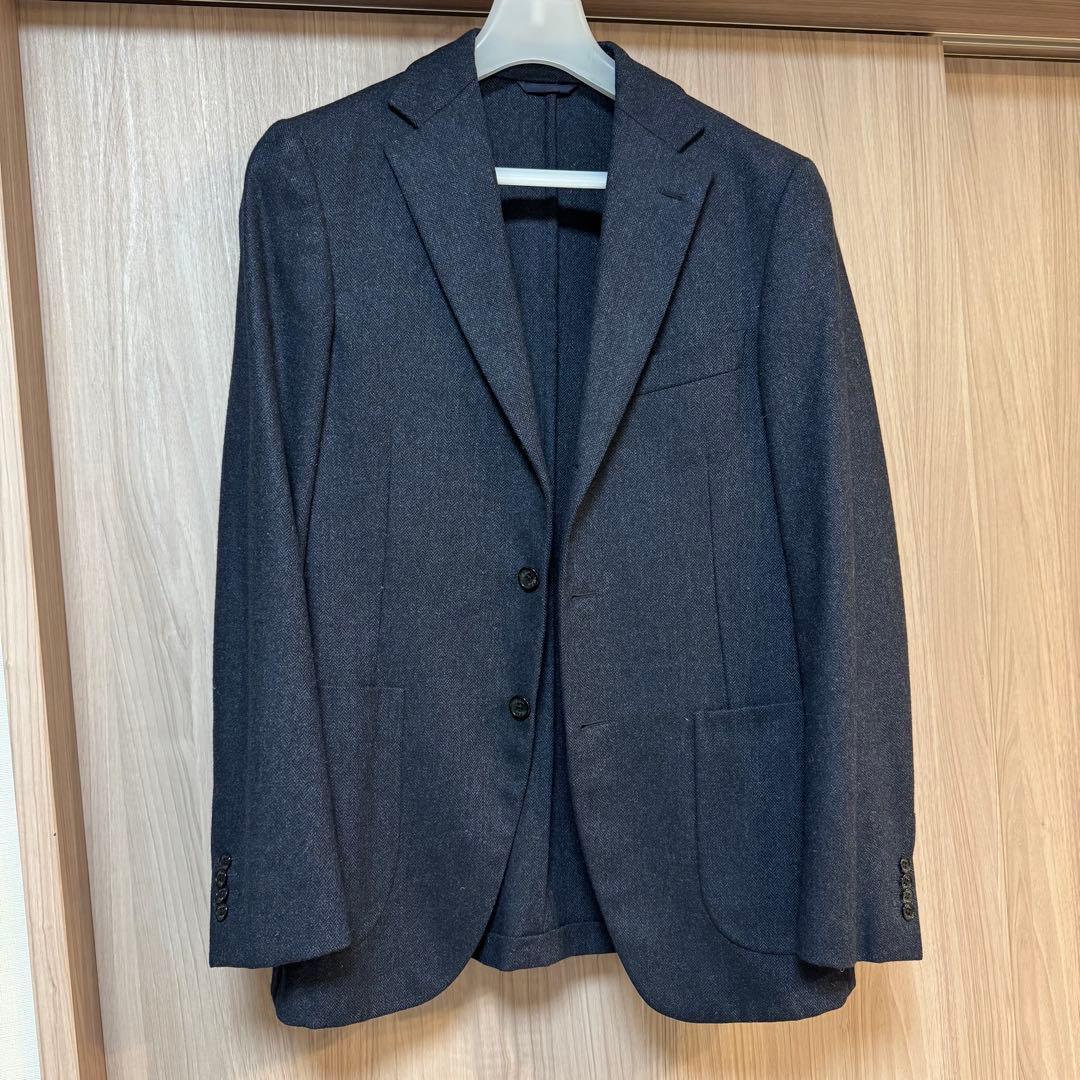 Belvest テーラードジャケット ダークグレー