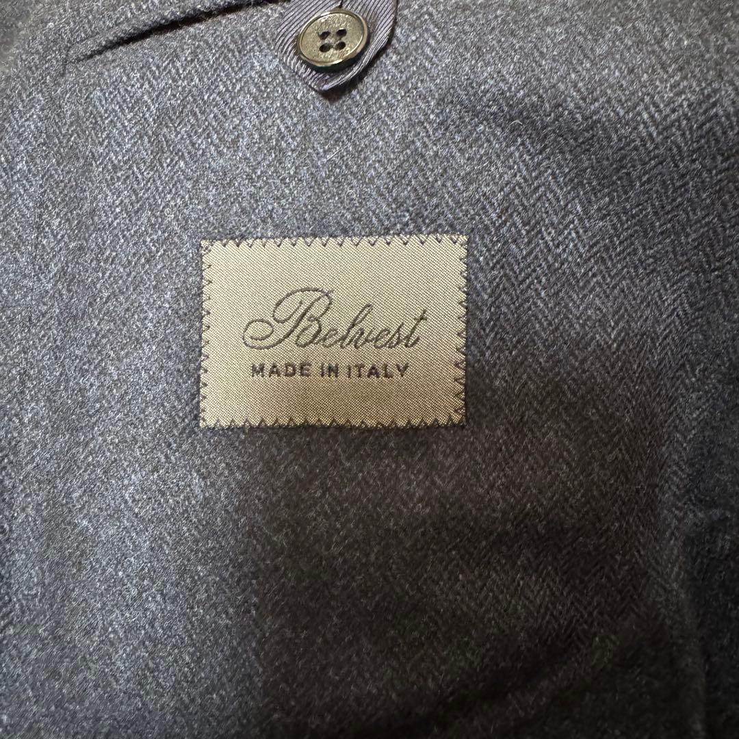 Belvest テーラードジャケット ダークグレー