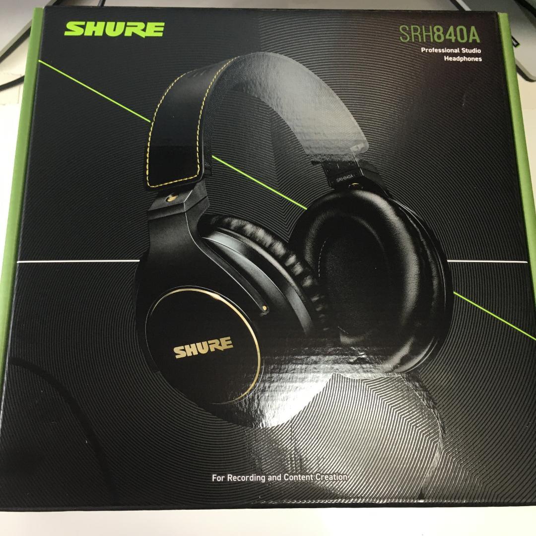 【新同】VGP殿堂入り金賞モニターヘッドフォン SHURE SRH840A