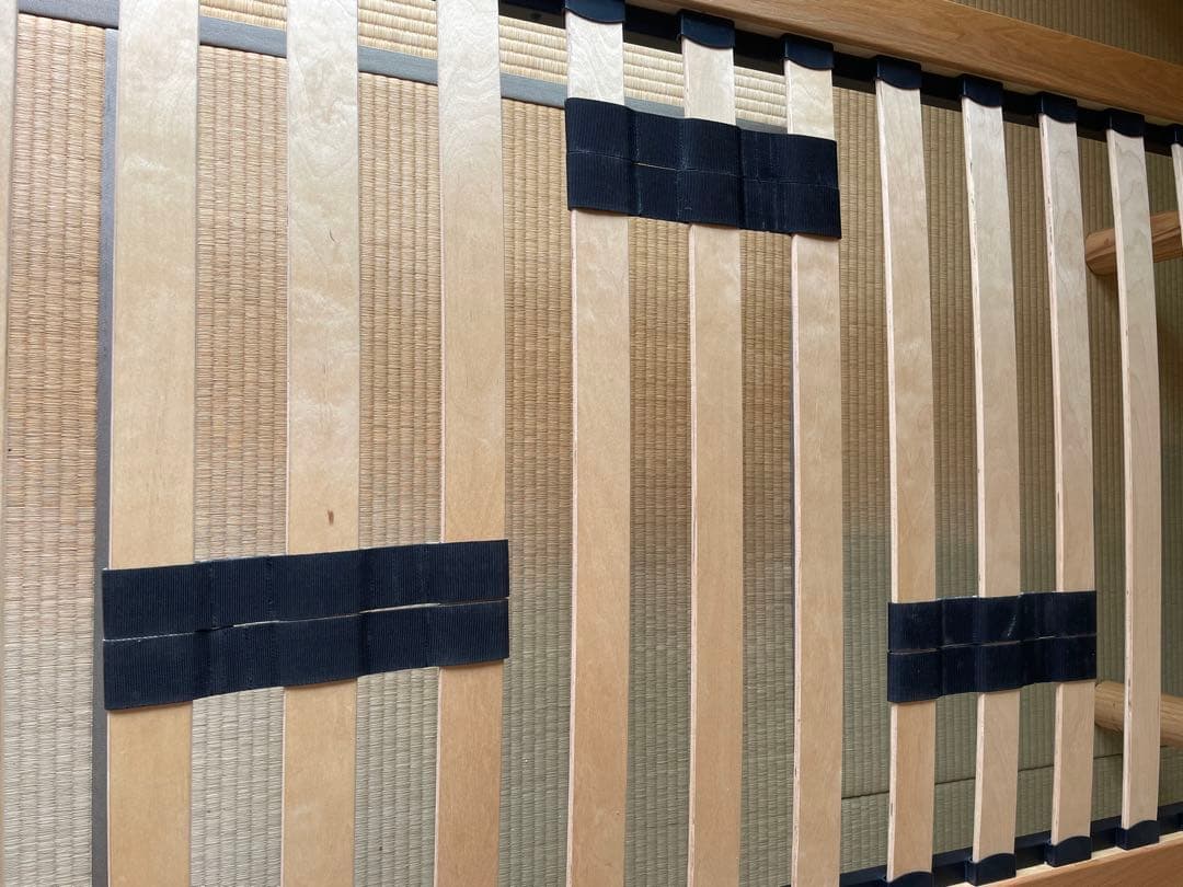 【送料込】無印良品 木製シングルベッドフレーム オーク