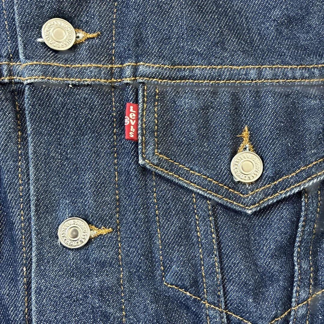 リーバイス 濃紺デニムセットアップ トラッカージャケット 501 リジッド