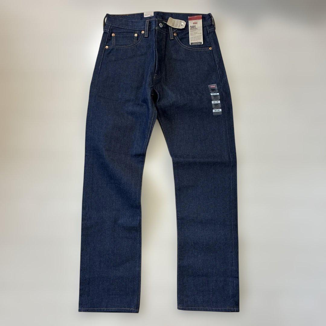 リーバイス 濃紺デニムセットアップ トラッカージャケット 501 リジッド