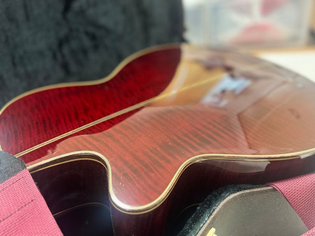 【美品】希少赤カラー Takamine エレアコ　NPT-115