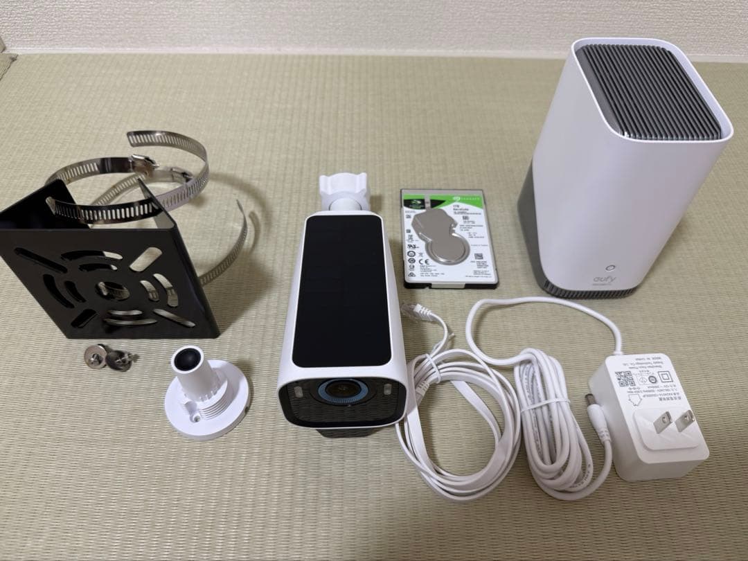 アンカーEufy eufyCamS3Pro 1-Cam キット防犯カメラHDD付