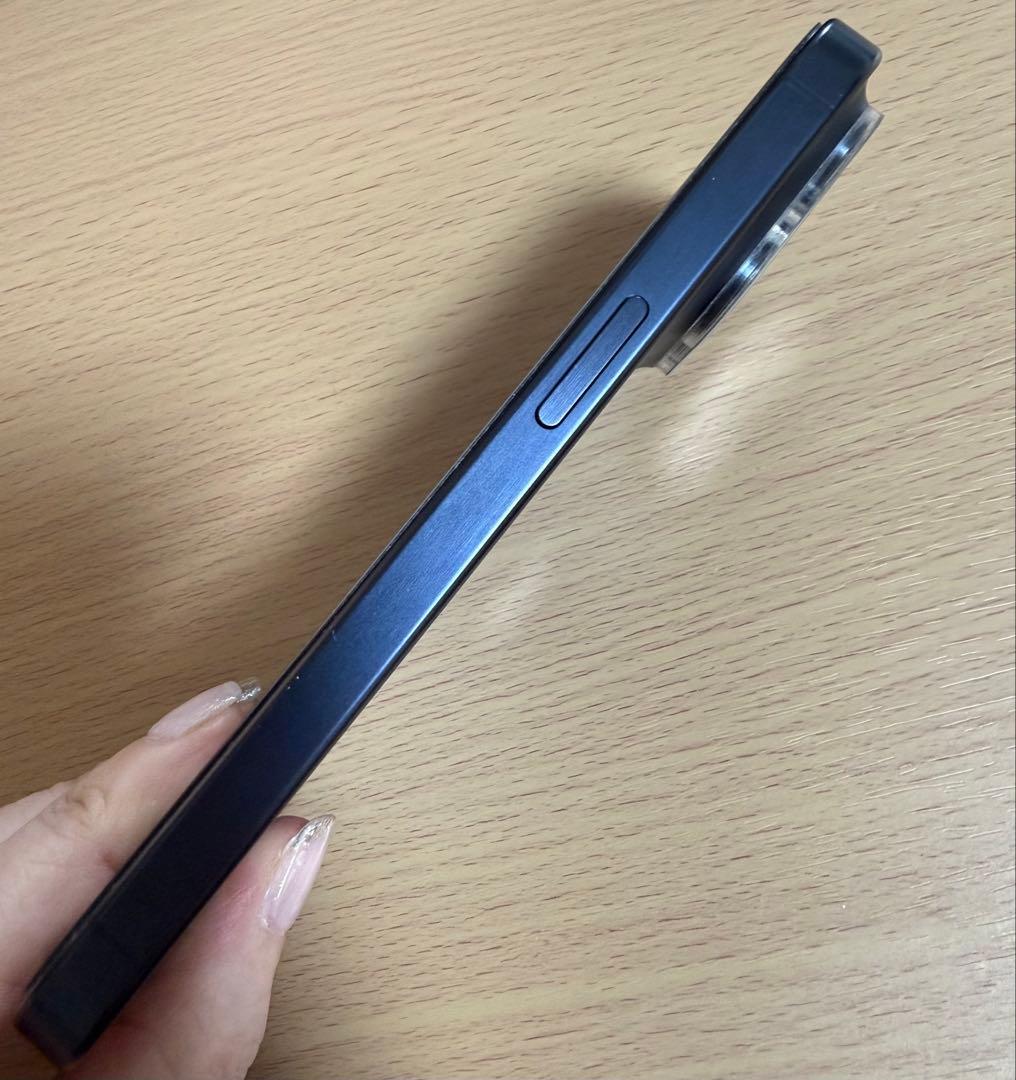 Apple iPhone 15Pro 128GB ブルーチタニウム　90%