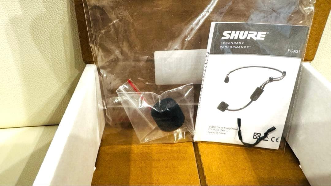 【SHURE】BLX1/PGA31 ワイヤレス用ヘッドセットマイク