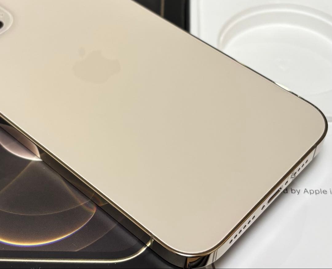 【新品バッテリー】iPhone 12 PRO MAX 128GB ゴールド　本体