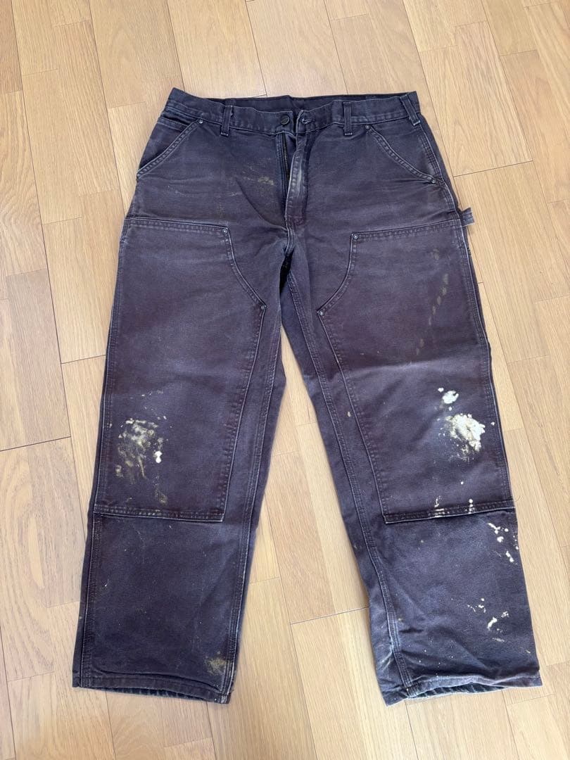 ＠さん専用Carhartt ダブルニー ダークブラウン36x30