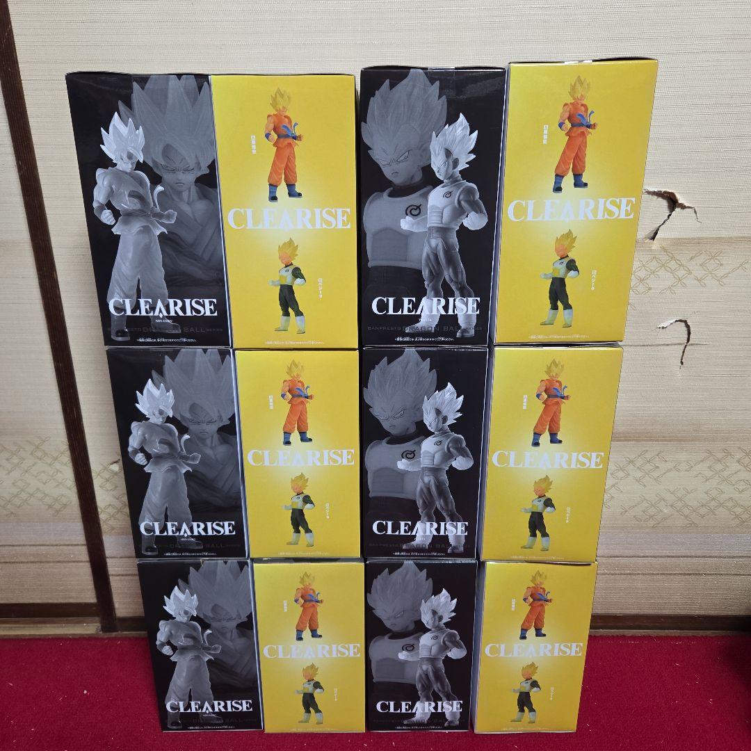 ドラゴンボール CLEARISE 孫悟空 & ベジータ　12体　新品未開封品ll