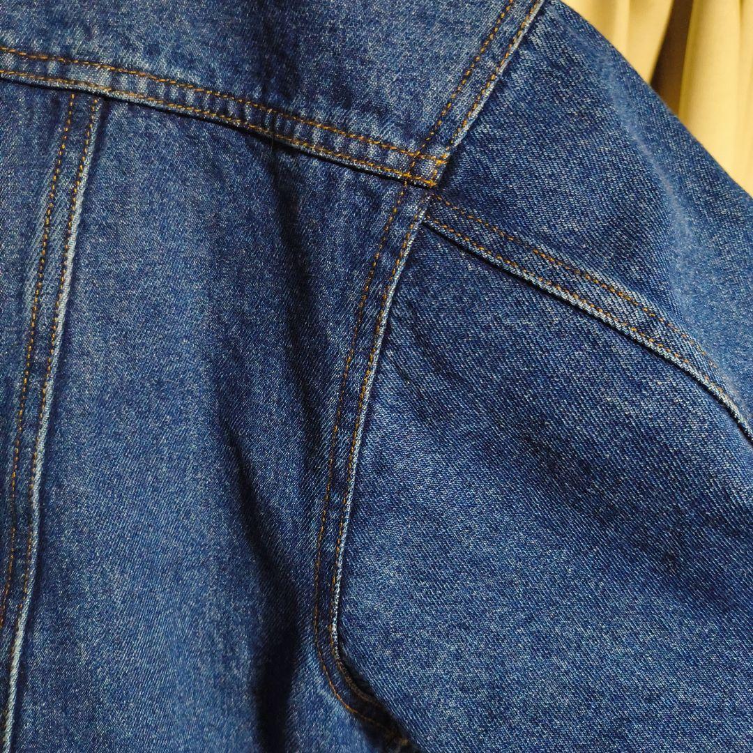 MARY QUANT デニムジャケット コーデュロイ襟付き