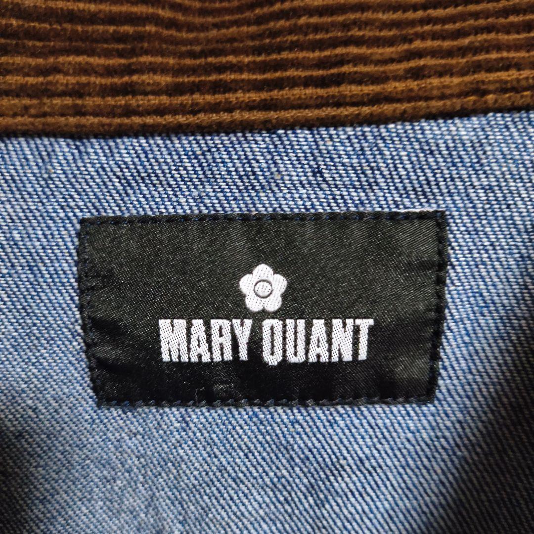 MARY QUANT デニムジャケット コーデュロイ襟付き