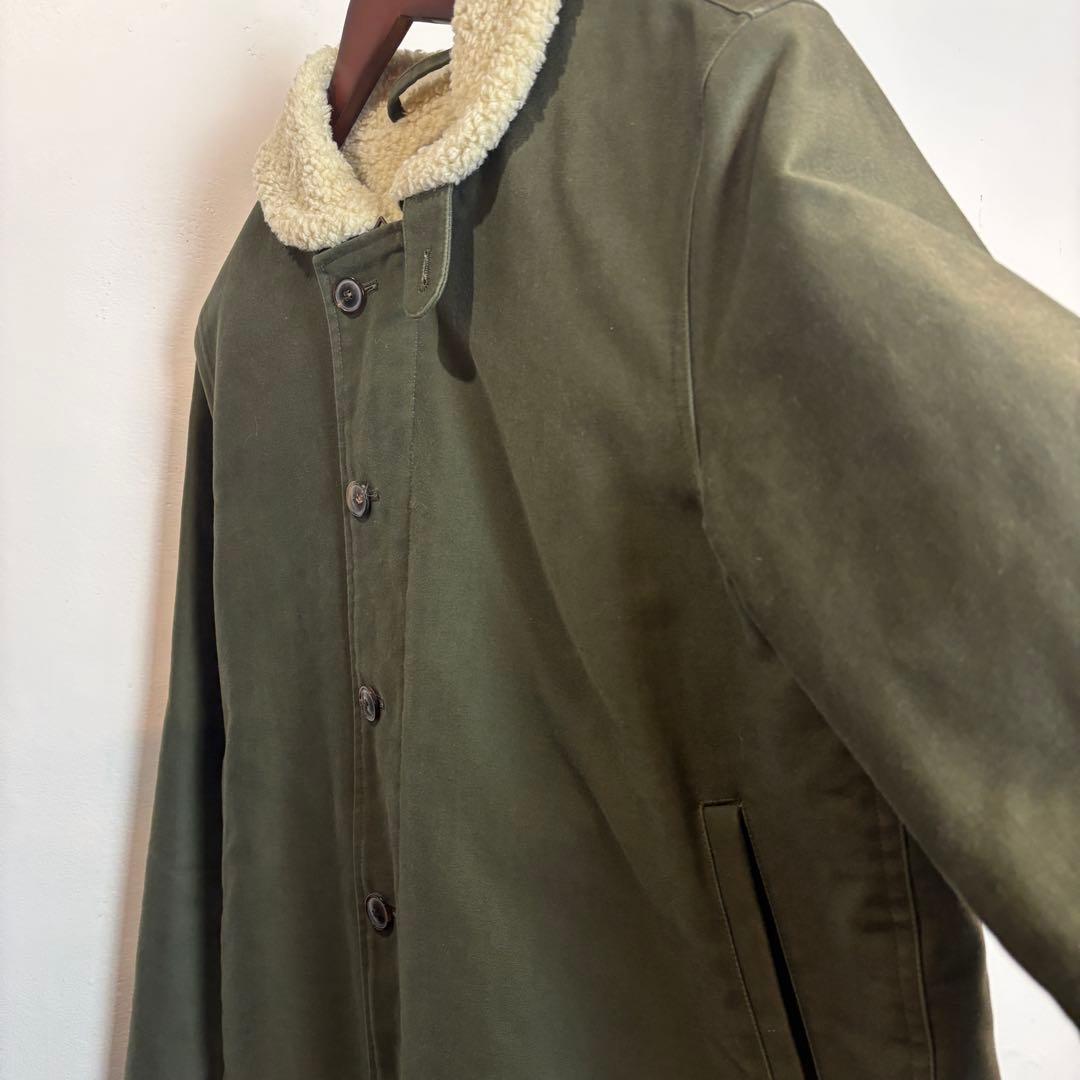 A.P.C. N-1 ボアライニング コットンジャケット カーキ Size M