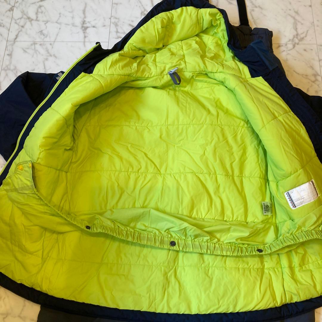 mont-bell 160cm スキーウェアー ネイビー/ライム