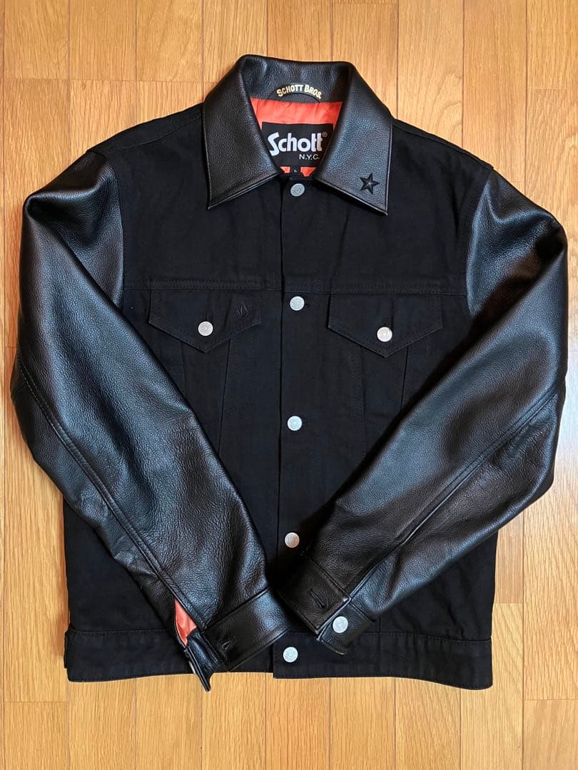 VolcomxSchott TTT Jacket デニム ジャケット L 限定品