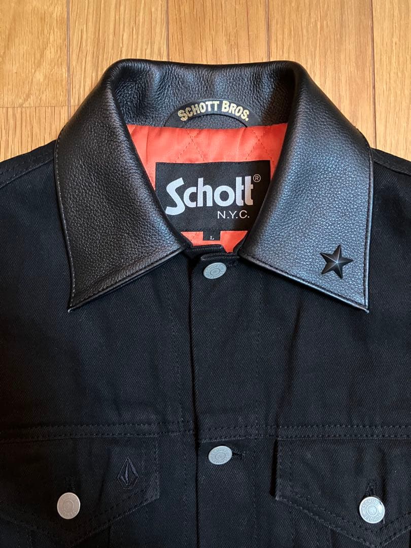 VolcomxSchott TTT Jacket デニム ジャケット L 限定品