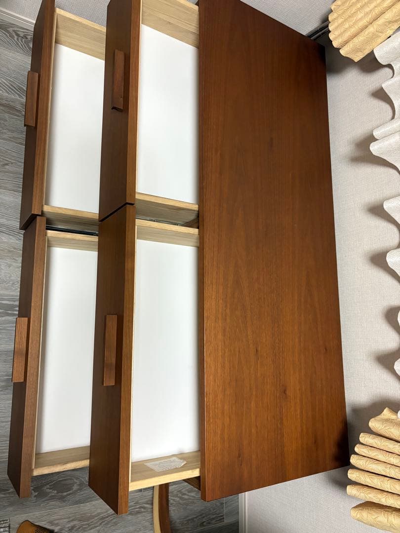 【REAL Style】ウォルナット　ローチェスト　⭐︎出品5月末まで⭐︎