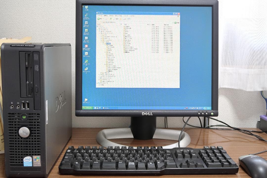 ディスクトップPC　OptiPlex GX520でWin XP Pro. SP3