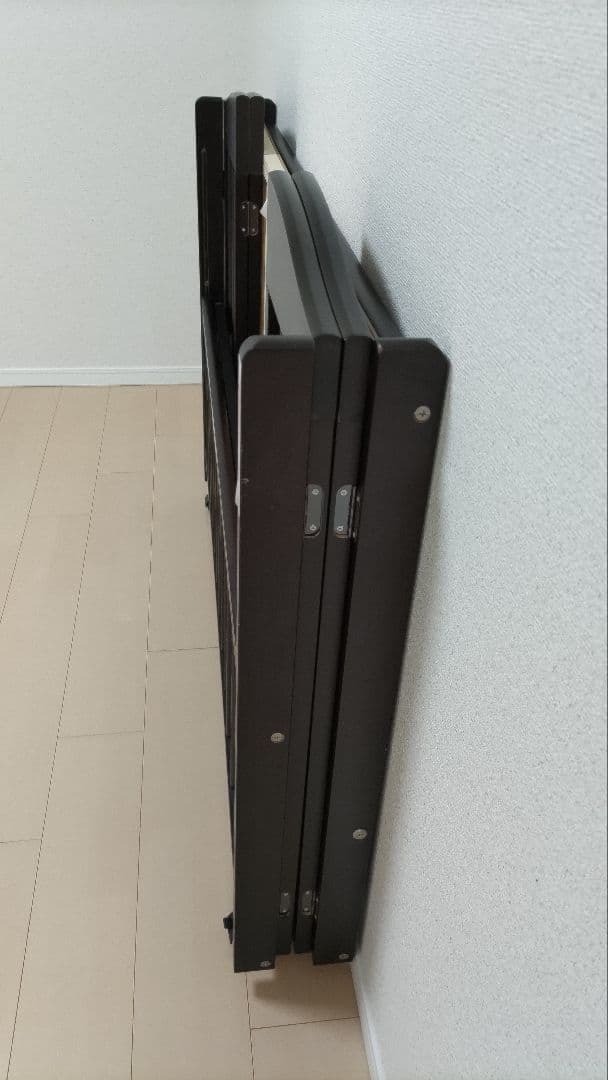 【Hideki Masuda】石崎家具 ベビーベッド 折りたたみ ブラウン