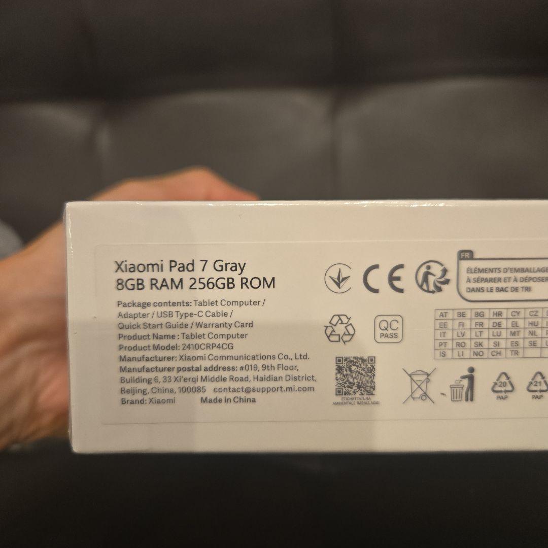 Xiaomi pad 7 8GB 256GB グレー