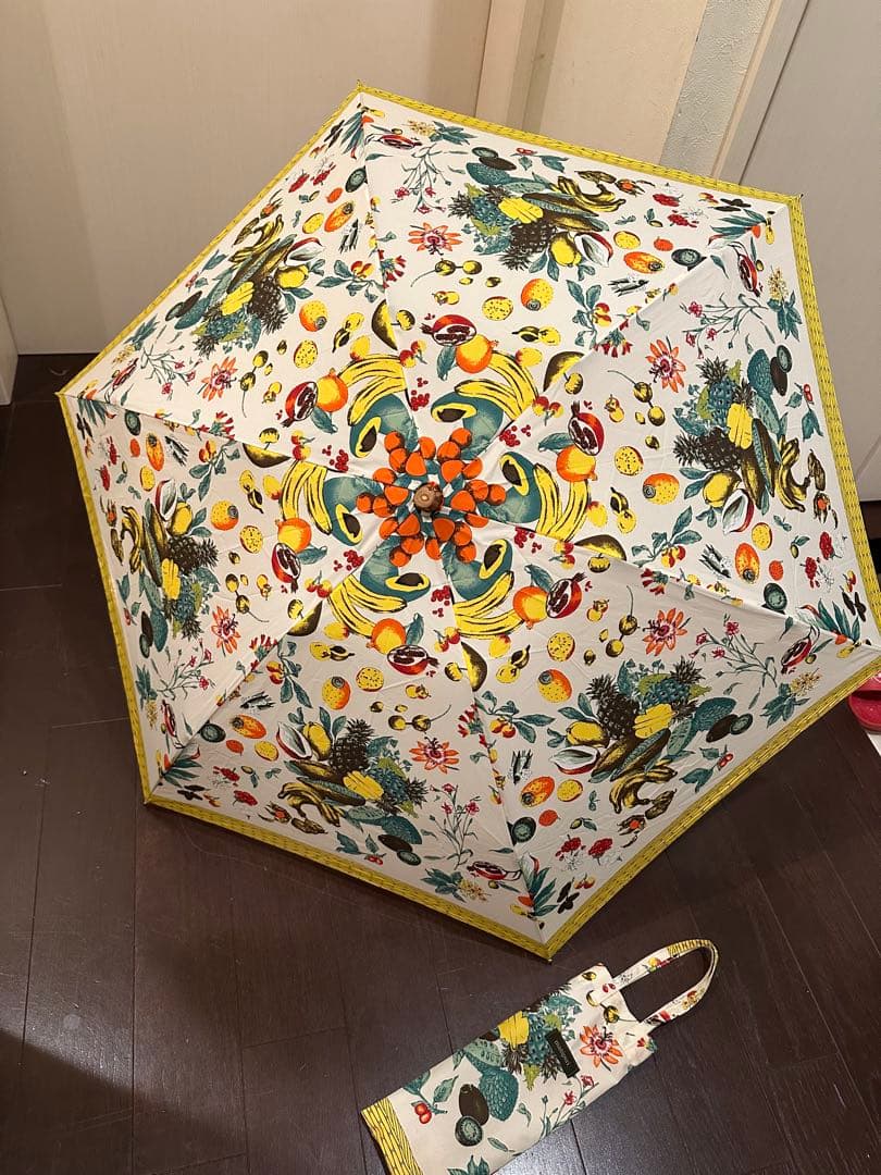 フルーツ柄 晴雨兼用 日傘