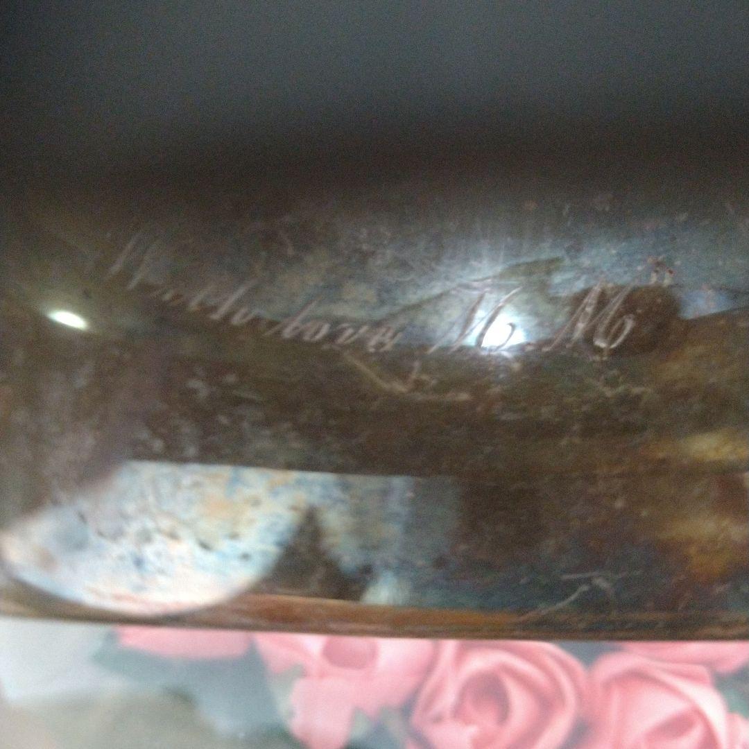 イギリスアンティーク 純銀製　ナフキンリング シェフィールド刻印