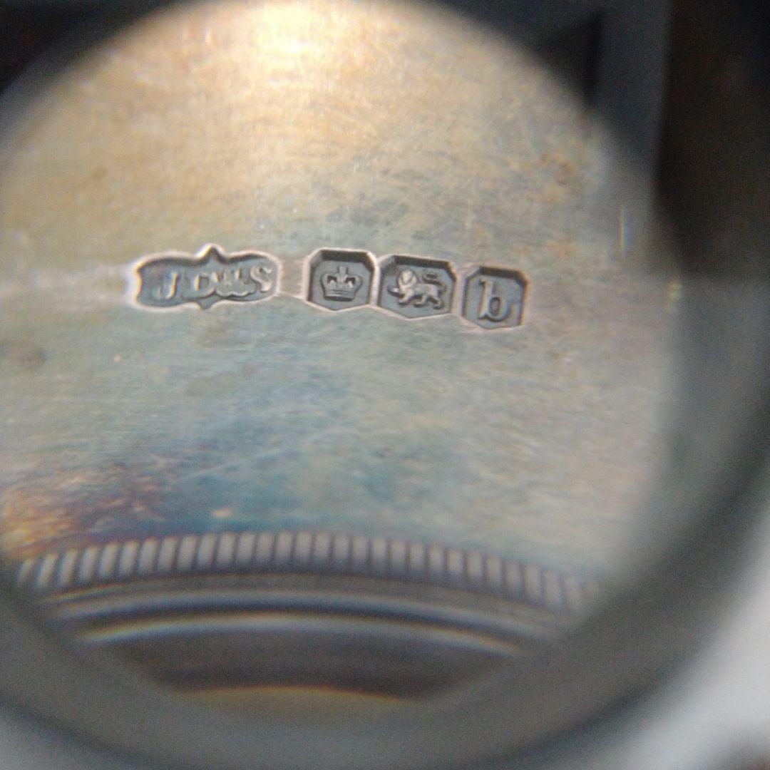 イギリスアンティーク 純銀製　ナフキンリング シェフィールド刻印