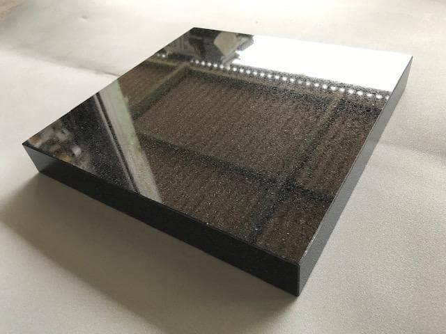 超最高級 天然黒御影石　オーディオボード●300×300×40●5面磨き　特価